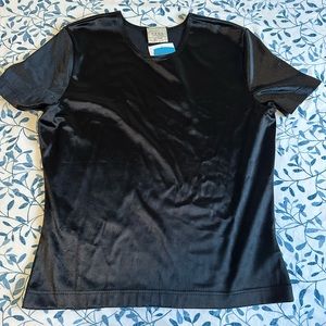 Silk Black T-shirt
